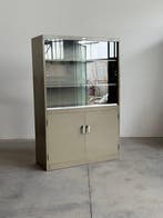 MEWAF - Hoog dressoir - Metaal, Glas - Industriële -
