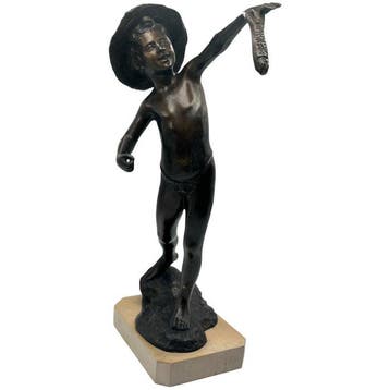 Dal modello di Giovanni de Martino - sculptuur, Pescatorello