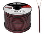 Luidsprekerkabel 2 x 0.35 mm zwart/rood op rol 100 meter, Ophalen of Verzenden, Nieuw