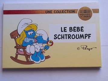 Frankrijk. 50 Euro 2020 Le Bebe Schtroumpf (Zonder, Postzegels en Munten
