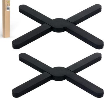 HI NATURE™ Panonderzetters opvouwbaar set 2 stuks -, Ophalen of Verzenden, Nieuw