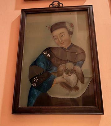 Onbekende kunstenaar - Dama Con cane