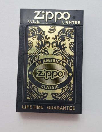 Zippo, Scroll Mayo de 2015 - Aansteker - Staal, Nieuw