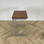schooltafel (hxbxd) 76x70x50 cm, bruin blad - grijs, Huis en Inrichting, Tafelonderdelen, Ophalen of Verzenden, Gebruikt