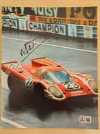 Le Mans - Richard Attwood - Autograph, Photo with Beckett, Verzamelen, Nieuw