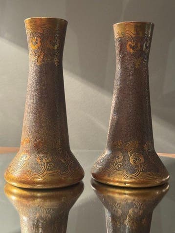 Val Saint Lambert - Léon Ledru - Balustervaas - Kristal -, Antiek en Kunst