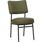 Set van 10 Leren eetkamerstoelen Rondo - Toledo Olive, Ophalen of Verzenden, Nieuw, Leer, Vijf, Zes of meer stoelen