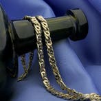 Gouden fantasieschakel ketting; Heren, Ophalen of Verzenden, Gebruikt, Overige kleuren, Goud