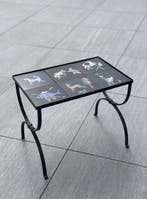 Servais - Tafel - IJzer, Aardewerk - Ondertekend., Antiek en Kunst