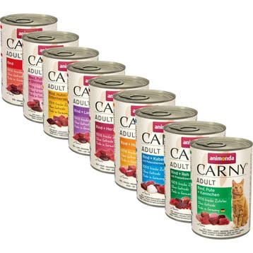 Animonda Carny Adult - Rund - 6 x 400 g, Verzenden, Nieuw