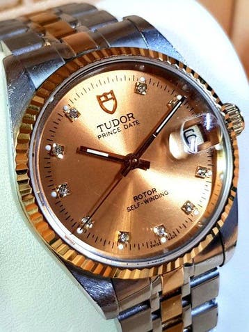 Tudor - Prince Date - GOLD DIAMOND DIAL - Zonder