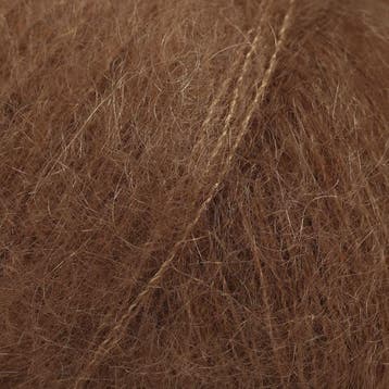 DROPS Kid-Silk Uni Colour - 35 chocolade - Mohair Garen, Ophalen of Verzenden, Nieuw