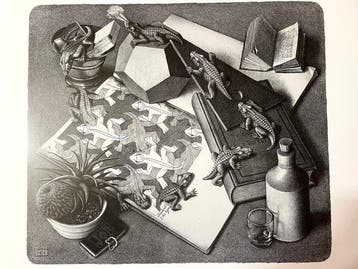 Maurits Cornelis Escher (1898-1972) - REPTILES (1943) -, Antiek en Kunst