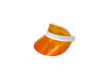 Zonneklep Oranje visor, Verzenden, Nieuw, Feestartikel