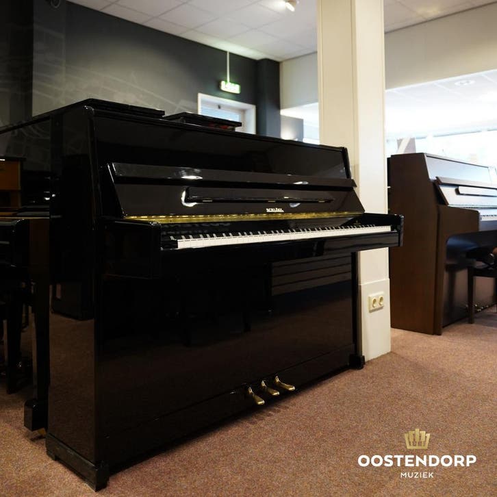 Schlögl 109 Attractive PE Messing Piano, Muziek en Instrumenten, Piano's, Piano, Zwart, Zo goed als nieuw