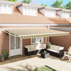 vidaXL Inklapbaar Zonnescherm Multikleur 500 × 300 cm, Tuin en Terras, Zonneschermen, Verzenden, Nieuw