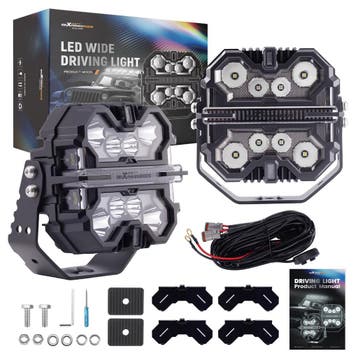Auxiliary LED Lights 7 332W voor alle Terrain SUV 4X4 Un..., Verzenden, Nieuw, Universele onderdelen