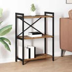 vidaXL Boekenkast Oud hout 60 x 30 x 85 cm Bewerkt hout, Huis en Inrichting, Kasten | Boekenkasten, Minder dan 50 cm, Verzenden
