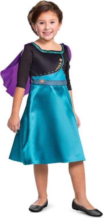 Smiffys - Disney Queen Anna Basic Plus Kostuum Jurk Kinderen, Ophalen of Verzenden, Nieuw