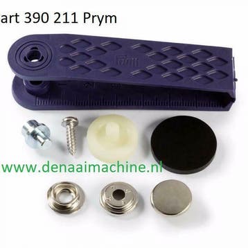 Naai vrije drukknoop + vast schroef drukker 15 mm zilver 10, Verzenden, Nieuw, Overige typen