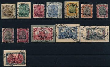 Duits Auslandspostkantoor - China 1901 - Germania &, Gestempeld