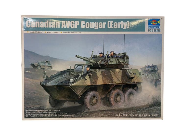 Canadian AVGP Cougar (Early), Hobby en Vrije tijd, Modelbouw | Auto's en Voertuigen, Verzenden