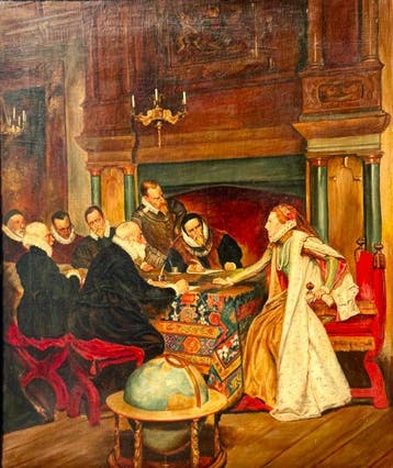English School (XXj - Queen Elizabeth I, Observing An