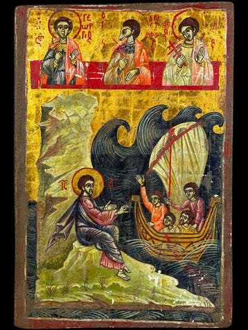 Icoon - Christus verschijnt aan het meer van Tiberias
