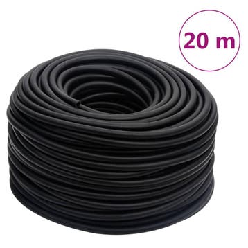 vidaXL Luchtslang hybride 0,6 20 m rubber en PVC zwart, Doe-het-zelf en Verbouw, Verzenden, Nieuw