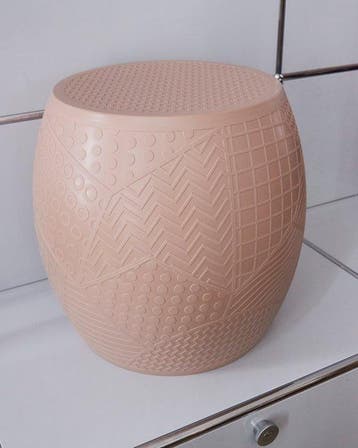 Kartell - Alessandro Mendini - Kruk - Roy - lichtroze -, Antiek en Kunst