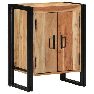 vidaXL Schoenenkast met plank Bruin 56 x 35 x 70 cm Massief, Verzenden, Nieuw