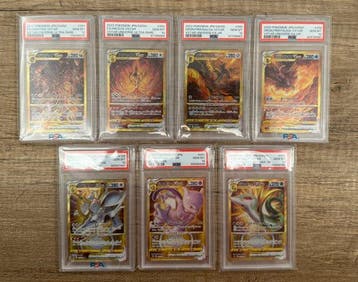Pokémon - 7 Graded card - Giratina, Arceus, Dialga, Palkia,, Nieuw