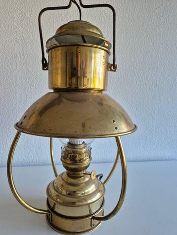 DHR Holland - Lamp - Messing, Glas - Trawlerlamp