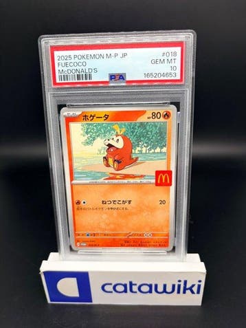 Pokémon - 1 Graded card - Fuecoco - 018/M-P - PSA 10 -, Nieuw