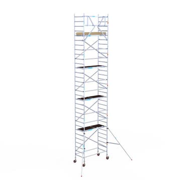 Basic rolsteiger 90 x 10,2m werkhoogte, Verzenden, Nieuw, Rolsteiger of Kamersteiger, 5 meter of hoger