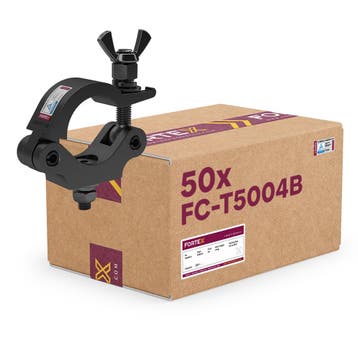 60x FORTEX Slimline Half Coupler truss klem WLL 200kg buis, Verzenden, Nieuw