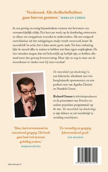 De moordclub (op donderdag) / De moordclub (op donderdag) /, Verzenden, Gelezen, Richard Osman