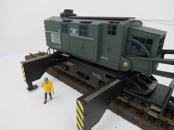 Kranwagen DB, Digitaal, Sound, Functioneert 100%, vele fu..., Hobby en Vrije tijd, Modeltreinen | Overige schalen, Overige typen