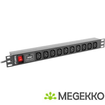 Lanberg PDU-10I-0200-IEC-BK energiedistributie 10, Verzenden, Nieuw
