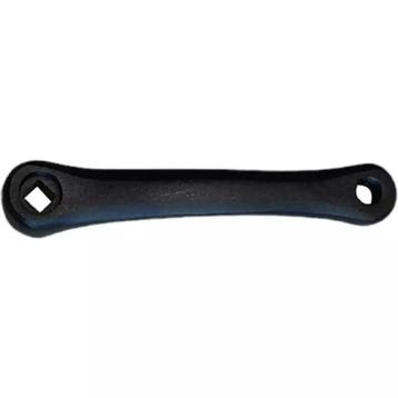 Falkx Linker crank - staal - spelingsvrij - 170 mm - zwart, Fietsen en Brommers, Fietsonderdelen, Ophalen of Verzenden, Nieuw