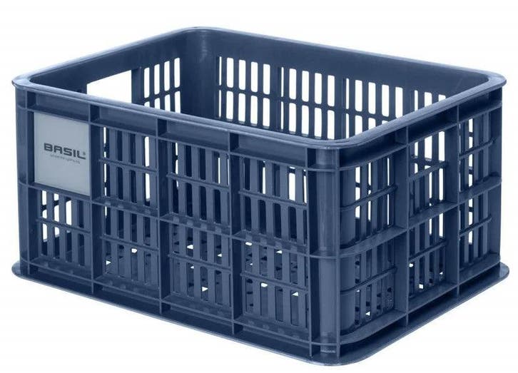 Fietskrat Basil Crate Small 17,5 Liter - Bluestone, Fietsen en Brommers, Fietsaccessoires | Fietsmanden, Nieuw, Verzenden
