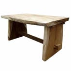 Boomstamtafel 180x90xH77,5 cm - bladdikte 8 cm, Tuin en Terras, Ophalen of Verzenden, Nieuw