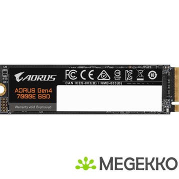 GIGABYTE AORUS Gen4 7000E 2 TB M.2 PCI Express 4.0 NVMe 3D, Computers en Software, Verzenden, Nieuw, Gigabyte