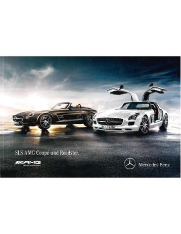 2013 MERCEDES BENZ SLS AMG BROCHURE GERMAN, Nieuw, Author