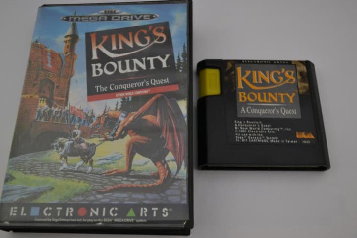 Kings Bounty - A Conquerors Quest (MD CB), Spelcomputers en Games, Games | Sega, Zo goed als nieuw, Verzenden