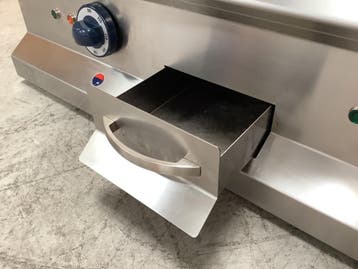 Roeder bakplaat geribbeld krachstroom refurbished, Ophalen of Verzenden, Gebruikt, Fornuis, Frituur en Grillen