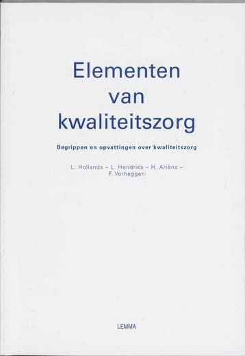 9789059313378 Elementen van kwaliteitszorg | Tweedehands, Verzenden, Zo goed als nieuw, L. Hollands
