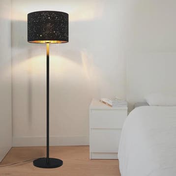 Moderne Sterren Design Vloerlamp - Zwart/Goud - 144cm - E27, Huis en Inrichting, Verzenden, Nieuw