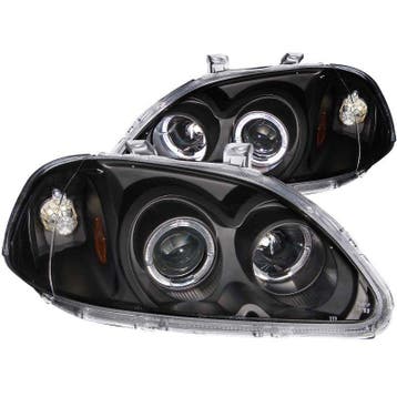ANZO 1996-1998 Honda Civic Projector Headlights w/ Halo, Ophalen of Verzenden, Nieuw