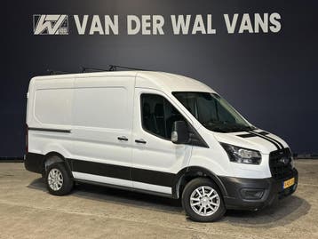 Ford Transit 2.0 TDCI L2H2 Euro6 Airco | 2450kg Trekhaak | L, Stof, Gebruikt, Wit, Dealer onderhouden